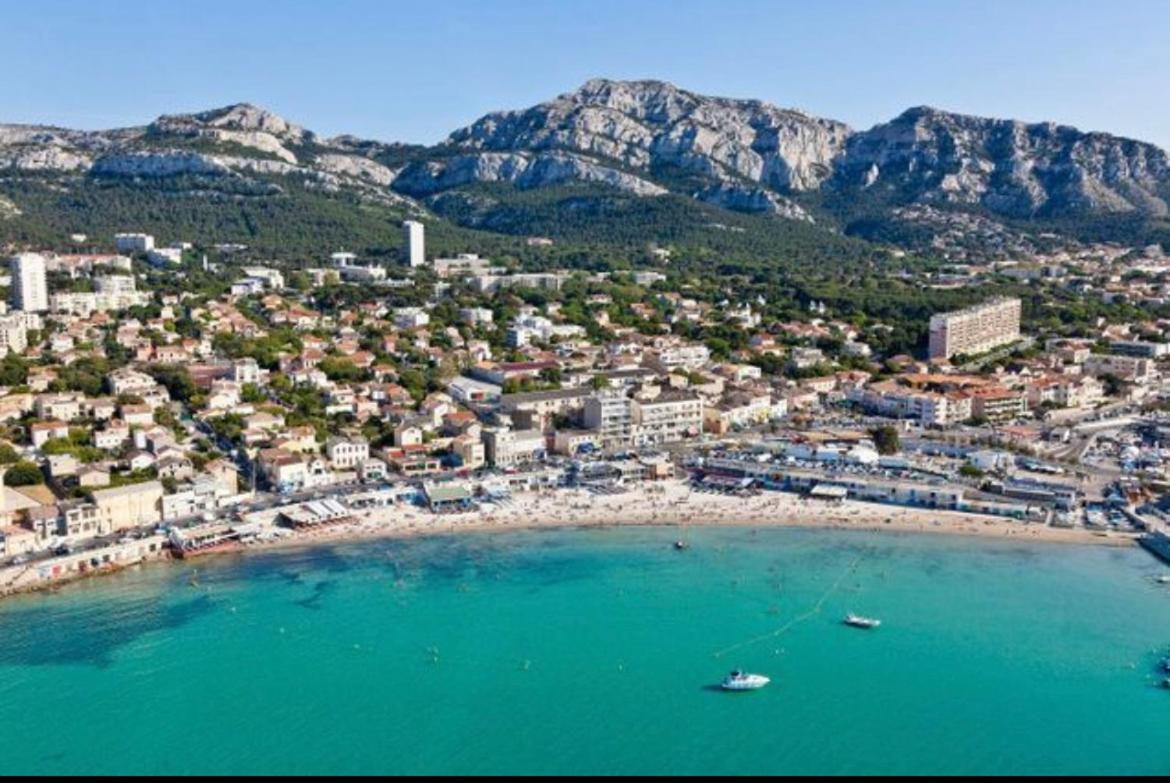 Appartement la plage de la pointe rouge Marseille Extérieur photo